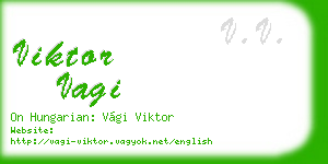 viktor vagi business card